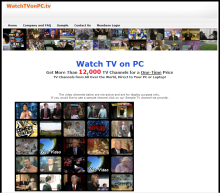 Review of WatchTVonPC.tv Internet TV service